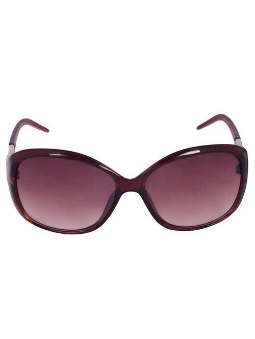 xlnc stylish brown oval sunglasses for women - 13097592 - Very Small Image - 1