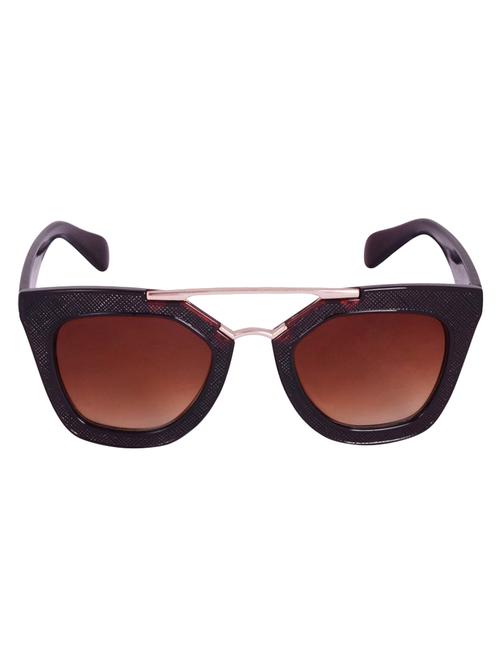 xlnc stylish brown cateye sunglasses for women - 13097594 - Very Small Image - 1