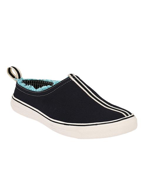 navy canvas slip on shoes - 13099743 - Very Small Image - 1
