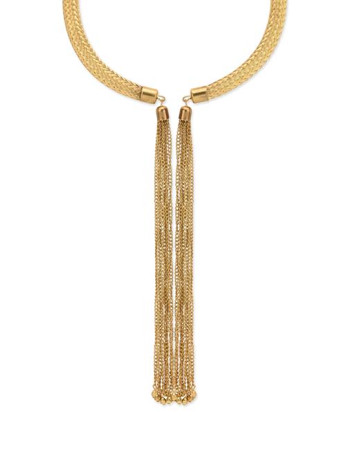 solid gold tasselled choker - 13099892 - Very Small Image - 1