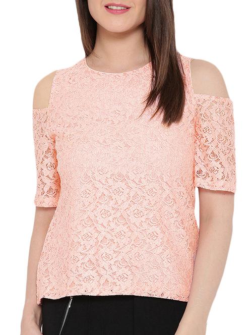 pink polyester regular top - 13099959 - Very Small Image - 1