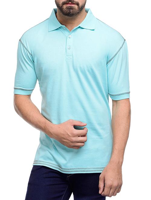 blue cotton tshirt - 13108318 - Very Small Image - 1