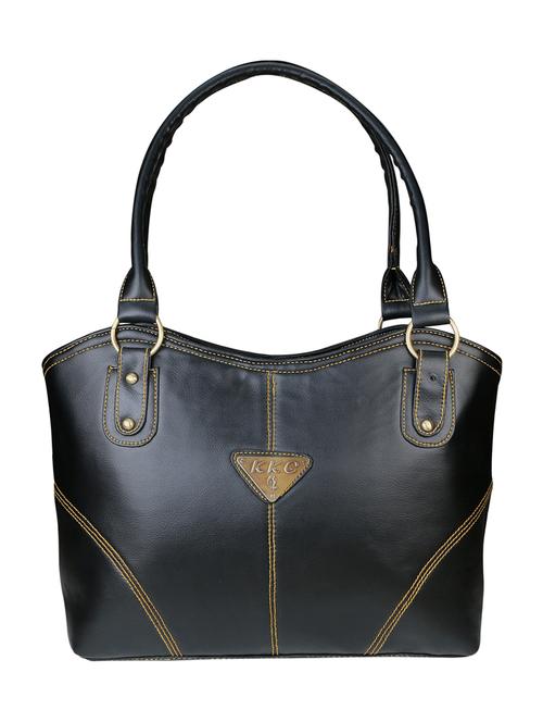 black leather handbag - 13111831 - Very Small Image - 1