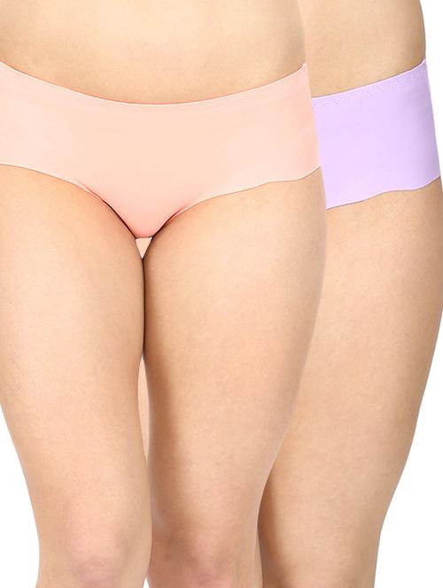 set of 2 multicolored nylon panties - 13113086 - Very Small Image - 1