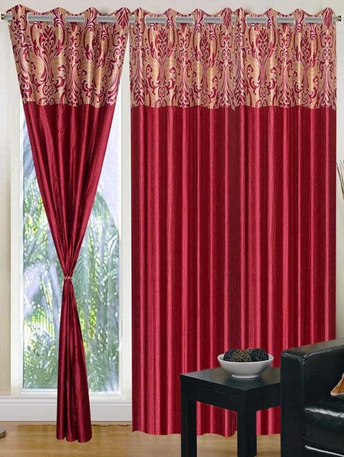 Tanishka Fabs Curtains set of 4 - 13114978 - Very Small Image - 1