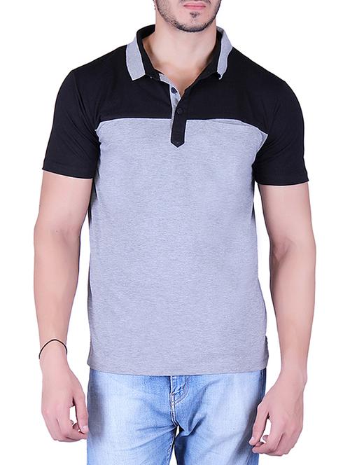 Colour Block Cotton T-shirt - 13116647 - Very Small Image - 1