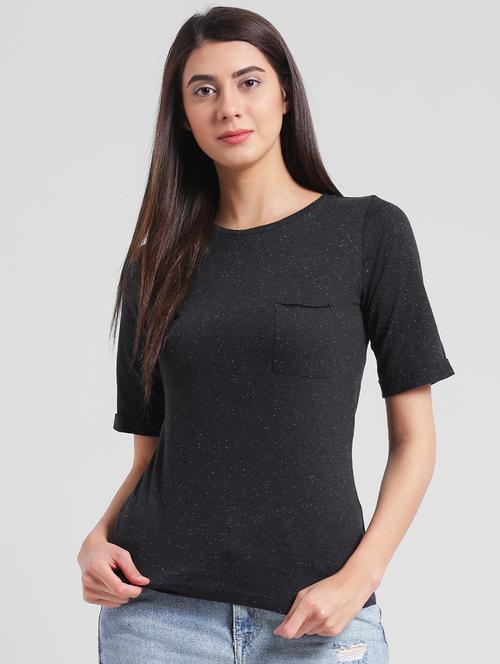 pocket patch melange tee  - 13116815 - Very Small Image - 1