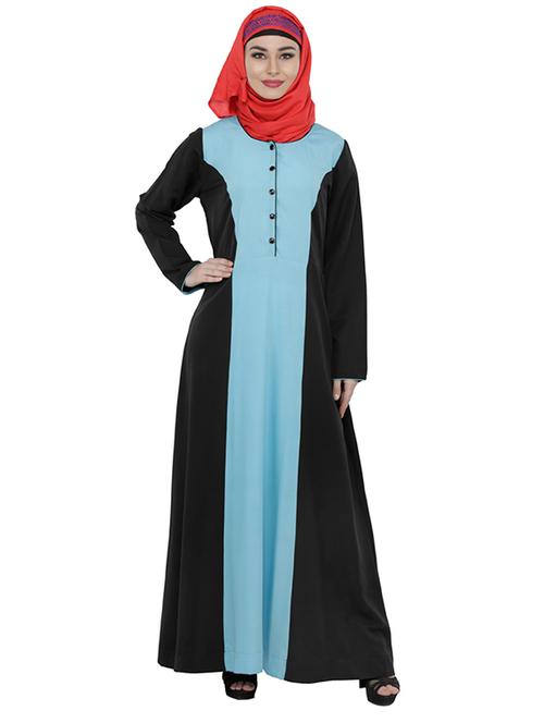 black and blue abaya - 13117420 - Very Small Image - 1