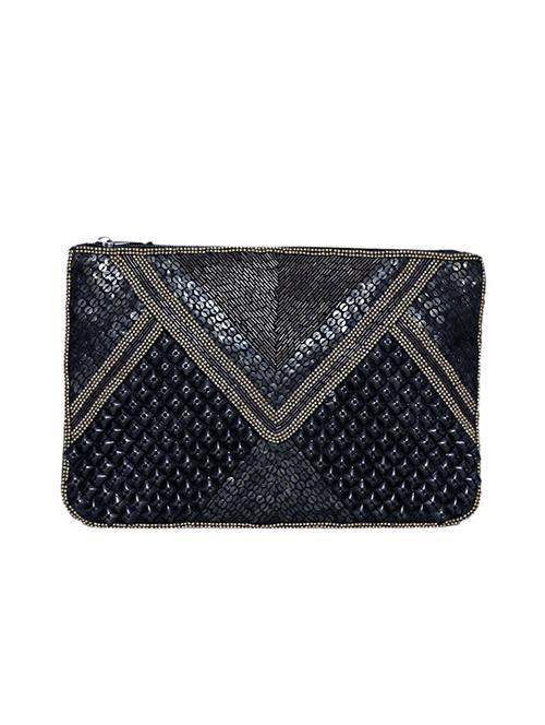black cotton clutch - 13117515 - Very Small Image - 1