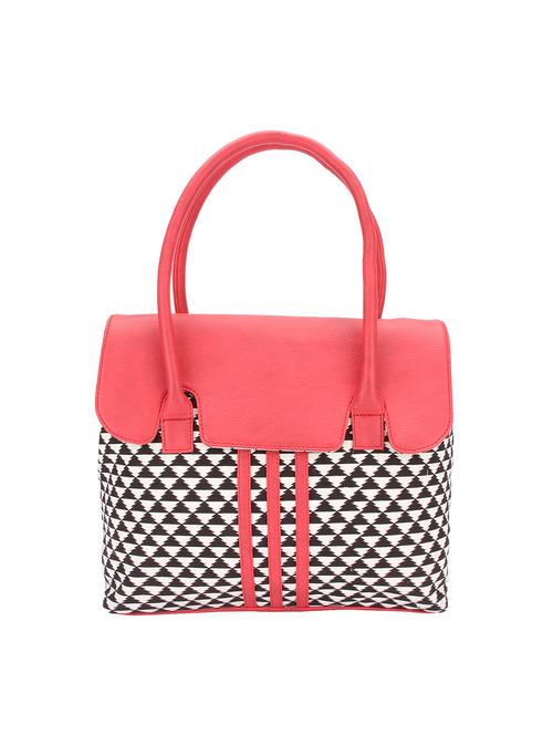 red leatherette handbag - 13117627 - Very Small Image - 1