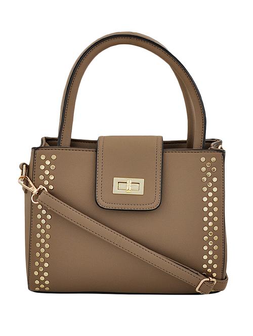 brown leatherette handbag - 13119028 - Very Small Image - 1
