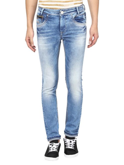 navy blue cotton jeans - 13119199 - Very Small Image - 1