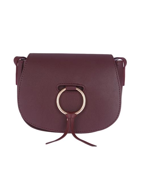 red leatherette sling bag - 13119662 - Very Small Image - 1