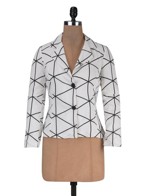 the vanca monochrome geometric print  jacket - 1311973 - Very Small Image - 1