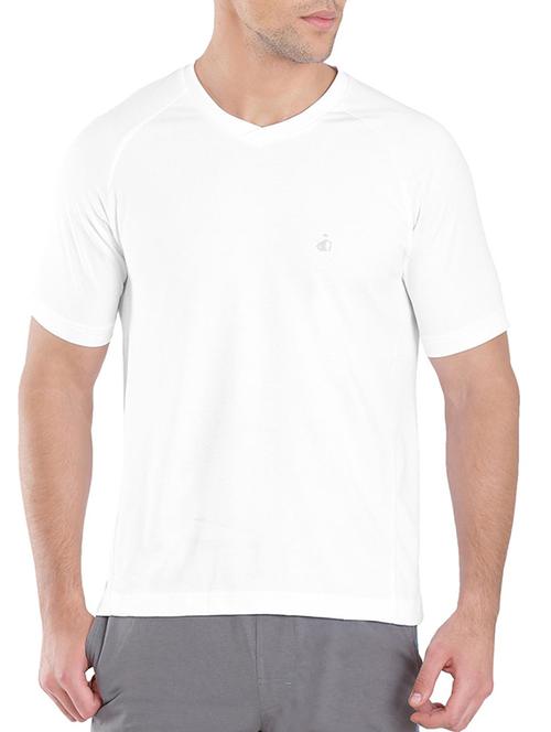 white cotton tshirt - 13120778 - Very Small Image - 1