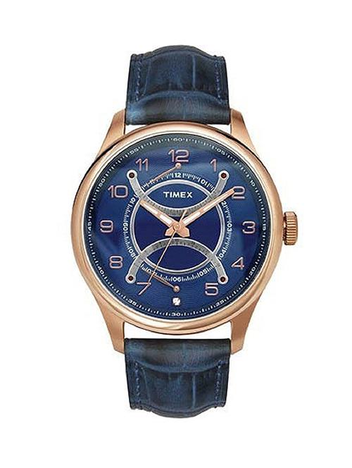 timex analog blue dial men's watch-tweg14510 - 13121204 - Very Small Image - 1