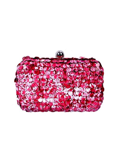 pink silk clutch - 13125113 - Very Small Image - 1