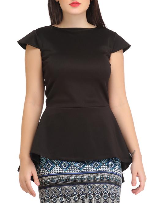 cap sleeved high low top - 13127348 - Very Small Image - 1