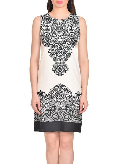 white crepe dress - 13130638 - Very Small Image - 1