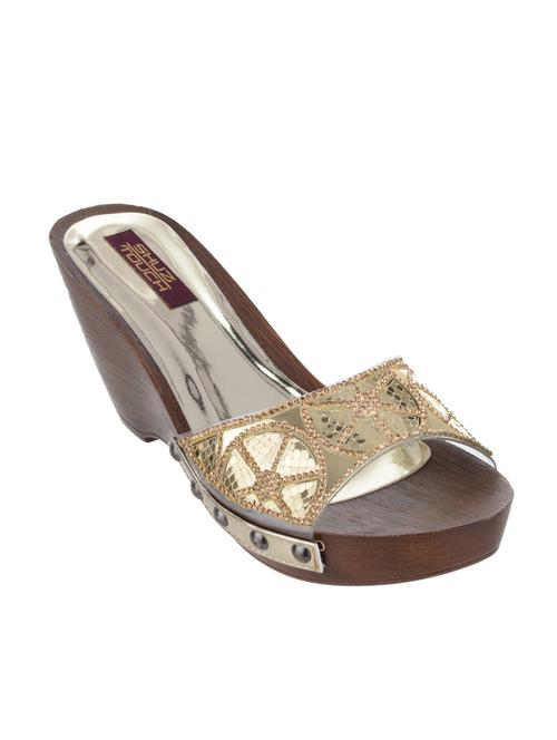 shuz touch l.golden sandal - 13132267 - Very Small Image - 1