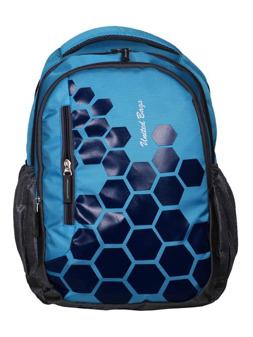 Blue Polyester Backpack - 13132573 - Very Small Image - 1