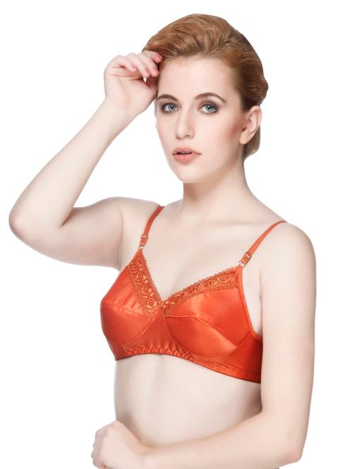 floral patch lace detail bra  - 13134209 - Very Small Image - 1