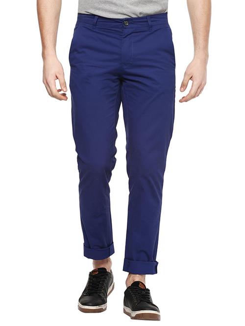 Blue Cotton Chinos - 13134994 - Very Small Image - 1