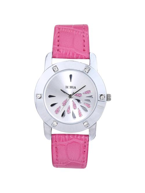 horra analogue pink dial watch for women-hr816flp029 - 13135433 - Very Small Image - 1