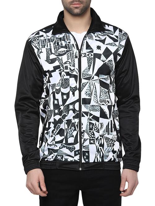 white printed casual jacket - 13135812 - Very Small Image - 1