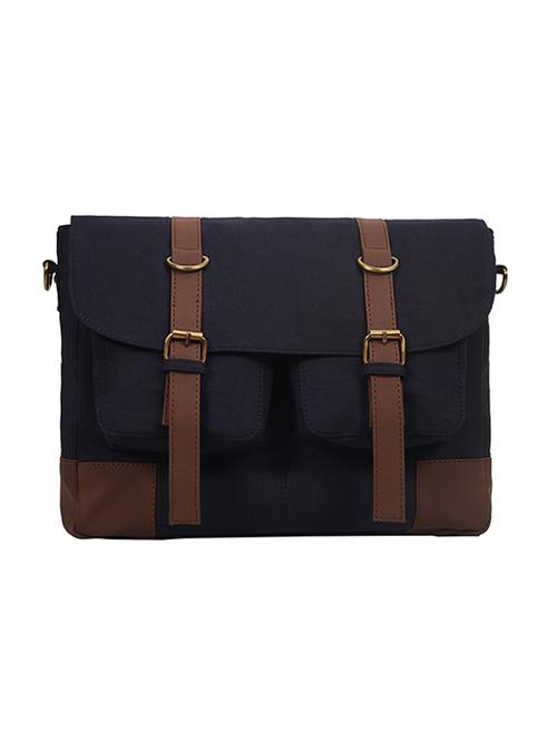 blue canvas messengerbag - 13137419 - Very Small Image - 1