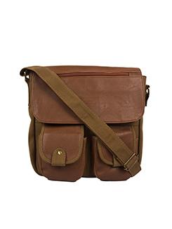 brown canvas messengerbag - 13137426 - Very Small Image - 1