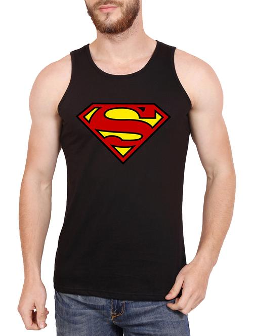 black cotton blend vest - 13142107 - Very Small Image - 1