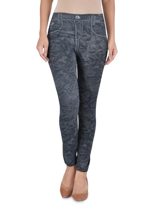 Faded black stretchable jeggings - 1314451 - Very Small Image - 1