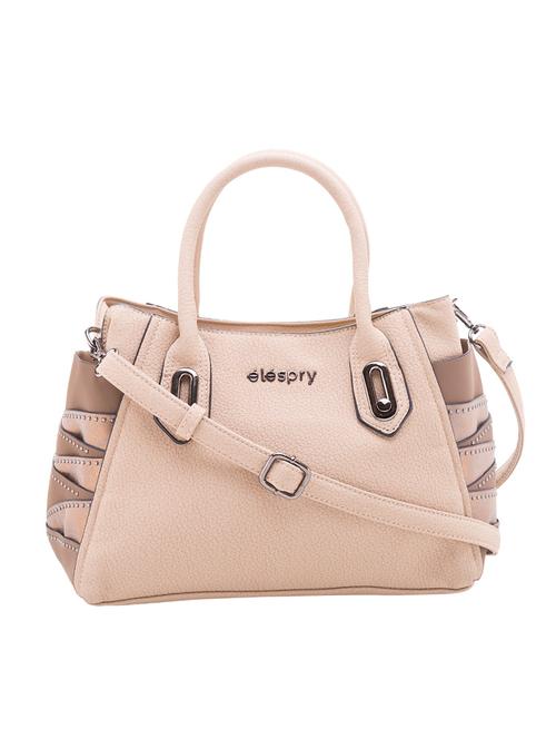 beige synthetic leather sling bag - 13145275 - Very Small Image - 1