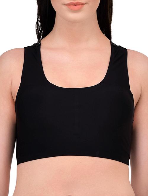 black polyester bralette - 13147860 - Very Small Image - 1