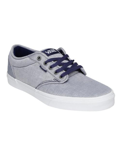 grey canvas lace up sneaker - 13149739 - Very Small Image - 1