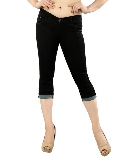 black denim capri - 13151357 - Very Small Image - 1
