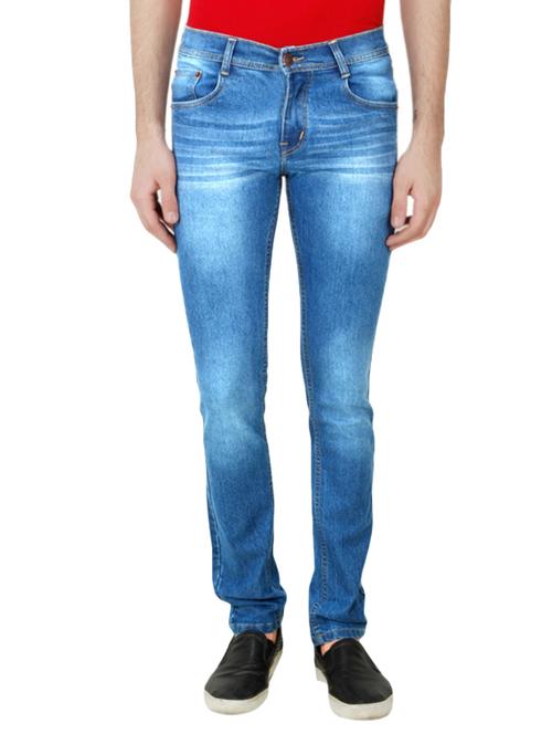 blue denim heavy washed jeans - 13151685 - Very Small Image - 1