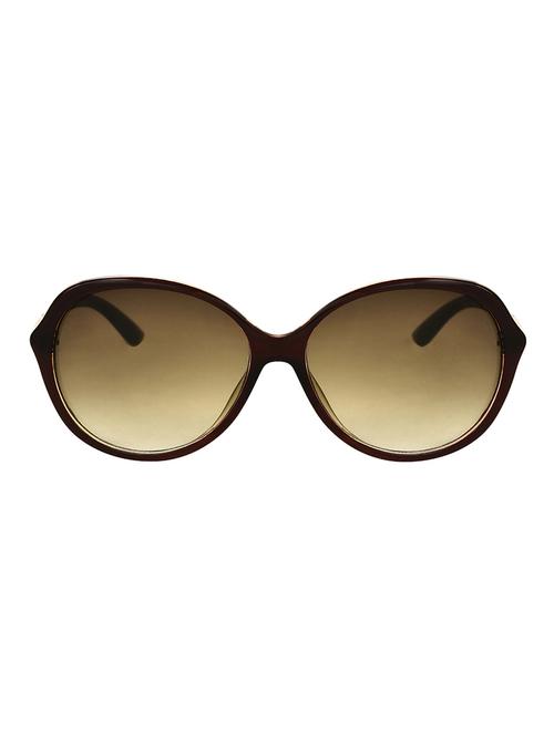 zyaden brown oval sunglasses for women 345 - 13153085 - Very Small Image - 1