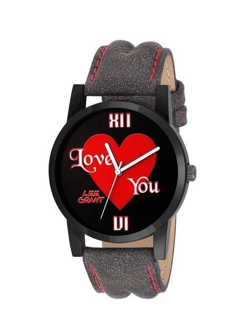 black round dial analog watch - 13154450 - Very Small Image - 1