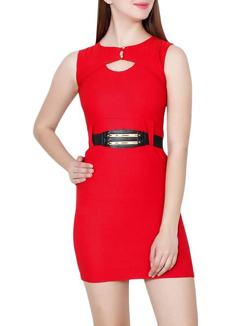 cut-out detail bodycon dress - 13154654 - Very Small Image - 1