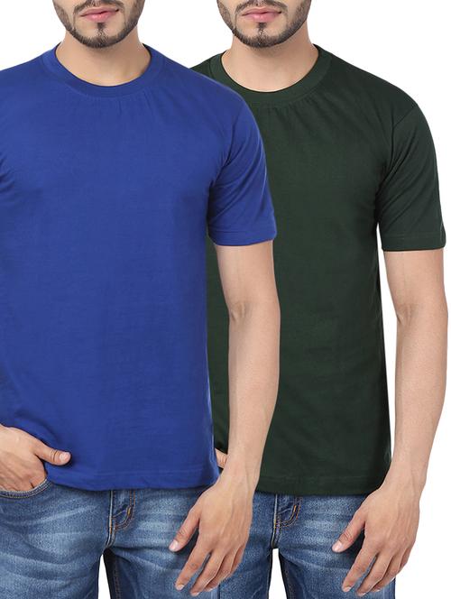 multi colored set of 2 cotton t-shirt - 13155441 - Very Small Image - 1