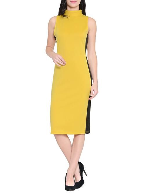 yellow spandex dress - 13155459 - Very Small Image - 1