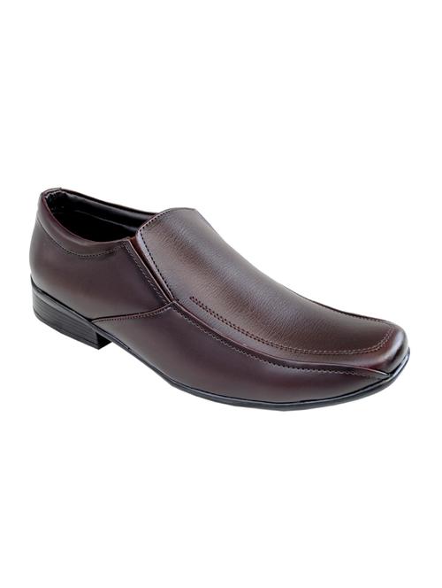 brown leatherette slip on - 13157964 - Very Small Image - 1