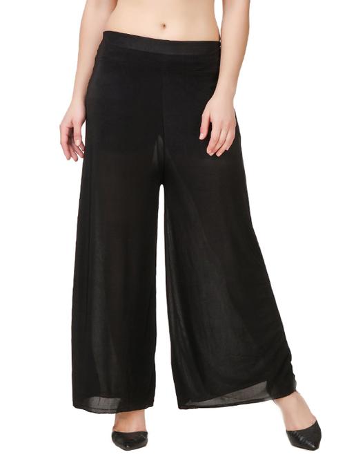 black viscose palazzos - 13158304 - Very Small Image - 1