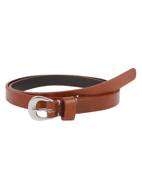 genuine leather tan belt - 13159707 - Very Small Image - 1