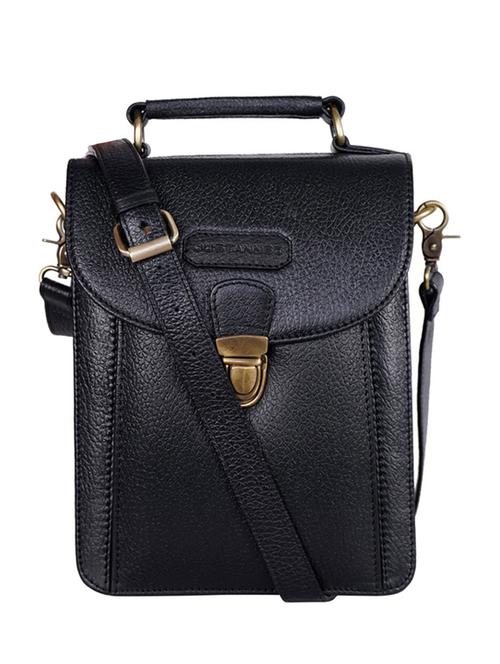 black leather sling bag - 13160564 - Very Small Image - 1