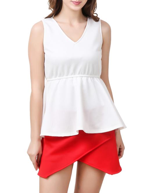 white nylon top - 13161257 - Very Small Image - 1