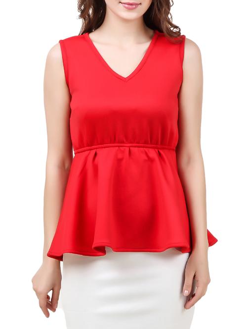 red nylon top - 13161258 - Very Small Image - 1