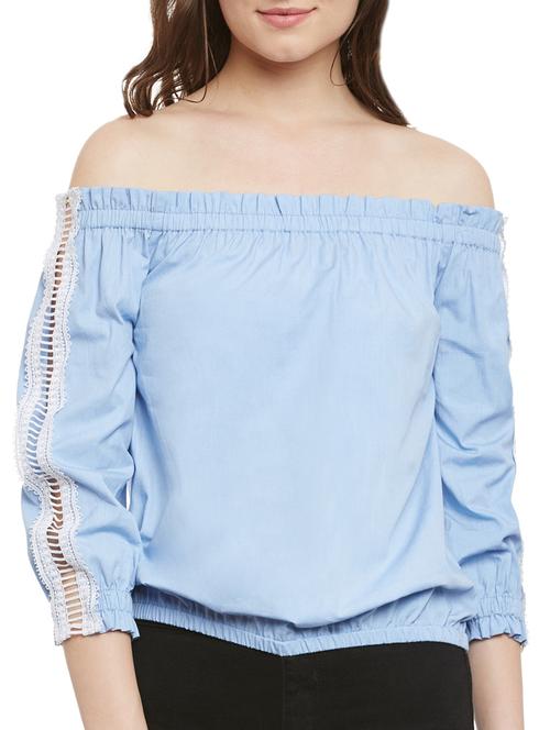 blue cotton top - 13163280 - Very Small Image - 1